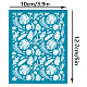 Plantilla de serigrafía olycraft de 4x5 pulgada para arcilla polimérica DIY-WH0341-124-2