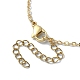 Natural Mixed Gemstone Round Pendant Necklaces NJEW-JN04565-6