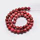 Natural Imperial Jasper Beads Strands G-I122-12mm-04-3