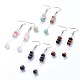 Gemstone Dangle Earrings EJEW-JE02722-1