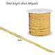 PandaHall Elite about 100 Yards/Roll Flat Round Golden AB-Color Plastic Paillette Beads Sequin Beads Roll Ornament Accessories For Decoration PVC-PH0001-14D-2