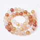 Chapelets de perles en cornaline naturelle G-S295-13-6mm-2