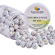 PandaHall Elite 1 Box (100pcs) Pave Disco Ball Beads RB-PH0003-10mm-11-3