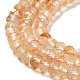 Chapelets de perles de citrine naturelle G-J400-C08-04-4