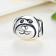 304 Stainless Steel 925 Thai Sterling Silver Puppy European Beads STER-FF0001-010-3