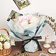 Fil de gaze ondulé froissé bouquets de fleurs emballage d'emballage DIY-WH0039-430C-5