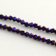Chapelets de perles en verre électroplaqué EGLA-R094-4mm-05-1