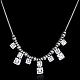 Fashion Women Jewelry Zinc Alloy Glass Rhinestone Bib Statement Necklaces NJEW-BB15214-A-2