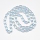 Chapelets de perles en verre électroplaqué EGLA-Q089-A08-2