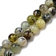 Chapelets de perles en opale vert naturel G-R494-A11-02-1