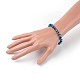 Electroplate Glass Stretch Bracelets BJEW-JB04017-04-3