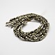 Natural Pyrite Beads Strands G-F197-02-8x8mm-3
