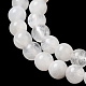 Brins de perles rondes en pierre de lune arc-en-ciel nature X-G-M263-A-02A-4