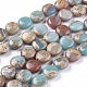 Chapelets de perles en jaspe aqua terra naturel G-F612-01B-1