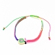 Bracelets réglables de perles tressées avec cordon en nylon BJEW-JB05680-2
