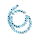 Chapelets de perles vernissées manuelles LAMP-F027-06-2