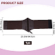 Cinturones de corsé elásticos anchos de cuero pu AJEW-WH0263-46A-2