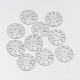 Flat Round 316 Stainless Steel Filigree Joiners STAS-M256-06-1