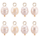 Beebeecraft 30pcs pendentifs de perles d'eau douce de culture naturelle FIND-BBC0002-56-1
