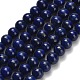 Нитки бусины из натурального ляписа-лазури G-H329-C01-4mm-2