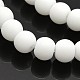 Chapelets de perles vernissées mates manuelles LAMP-J065A-11-1