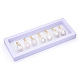 Ciondoli di perle keshi con perle barocche naturali PEAR-N020-J27-4