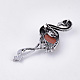 Synthetic Goldstone Brooches/Pendants G-S353-06G-3