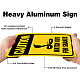 Aluminum Warning Sign DIY-WH0220-030-4