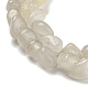 Chapelets de perle en jade blanc naturel G-F465-58-3