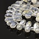 Faceted Teardrop Electroplate Glass Pendants Beads Strands GLAA-A023B-AB05-1