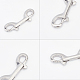 Unicraftale Double Ended Stainless Steel Lobster Clasp Snap Hook STAS-UN0014-71B-P-5