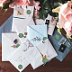CHGCRAFT 50Pcs Rosemary Wax Seal Stickers Envelope Seal Stickers Wedding Invitation Envelope Seals Self Adhesive Stickers for Party Invitation Wrapping DIY-CA0006-13D-6