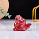 Electroplated Natural Quartz Crystal Display Decoration DJEW-WH0038-48-4