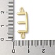 Rack Plating Brass Connector Charms KK-P245-07G-E-3