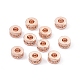 Perline zirconi micro pave  in ottone ZIRC-F009-31RG-3