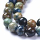 Chapelets de perles en chrysocolle naturelle G-L505-24-8mm-2