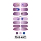 Esmalte de uñas degradado de envoltura completa pegatinas MRMJ-T100-A003-2