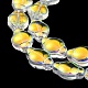 Placcare trasparente perle di vetro fili EGLA-G037-12A-AB03-4