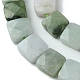 Brins de perles de jadéite du myanmar naturel G-A092-C01-02-4
