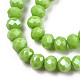 Chapelets de perles en verre électroplaqué EGLA-A034-P2mm-A28-3