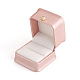 Cajas de regalo de anillo de cuero de pu X-LBOX-L005-A01-3