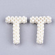 Perline lavorate a mano in plastica imitazione perla FIND-T039-18-T-2