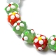 Chapelets de perles vernissées manuelles LAMP-A154-05K-3