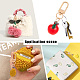 WADORN 9 Styles Fruit Bag Charms KEYC-WR0001-20-6