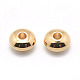 Rondelle Brass Beads KK-L112F-01-2