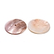 Disc Natural Freshwater Shell Beads SHEL-F0001-10-3