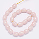 Imitation Jade Glass Beads Strands GLAA-G046-14x10mm-A33-2