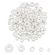 Superfindings 100pcs 5 perles en laiton de style KK-FH0005-35S-1