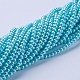 Chapelets de perles en verre nacré HY-4D-B12-3