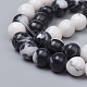 Brins de perles de jaspe zèbre imitation pierres précieuses naturelles G-G829-07-6mm-3